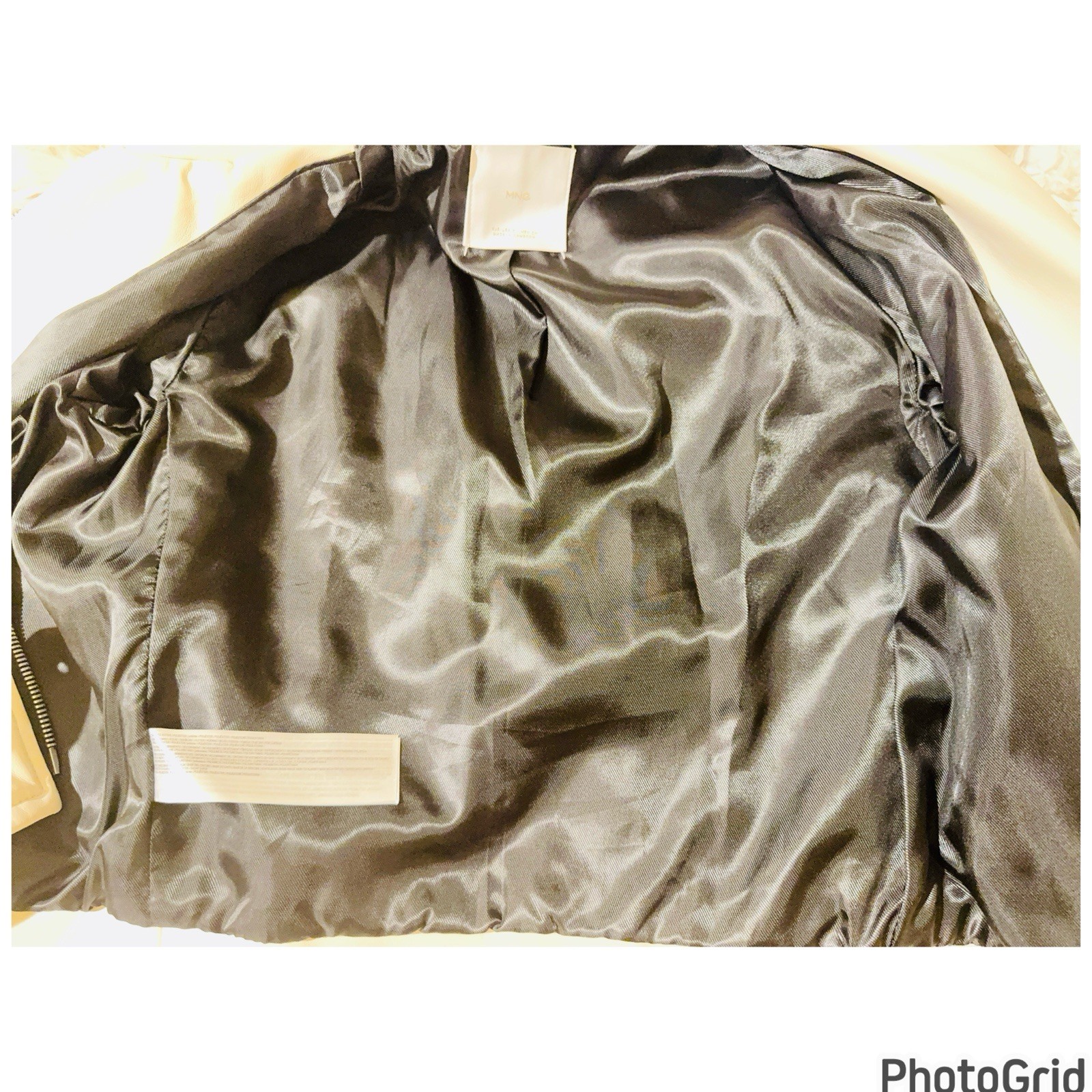 MANGO Faux Leather Moto Jacket S Buttery Soft thumbnail 13