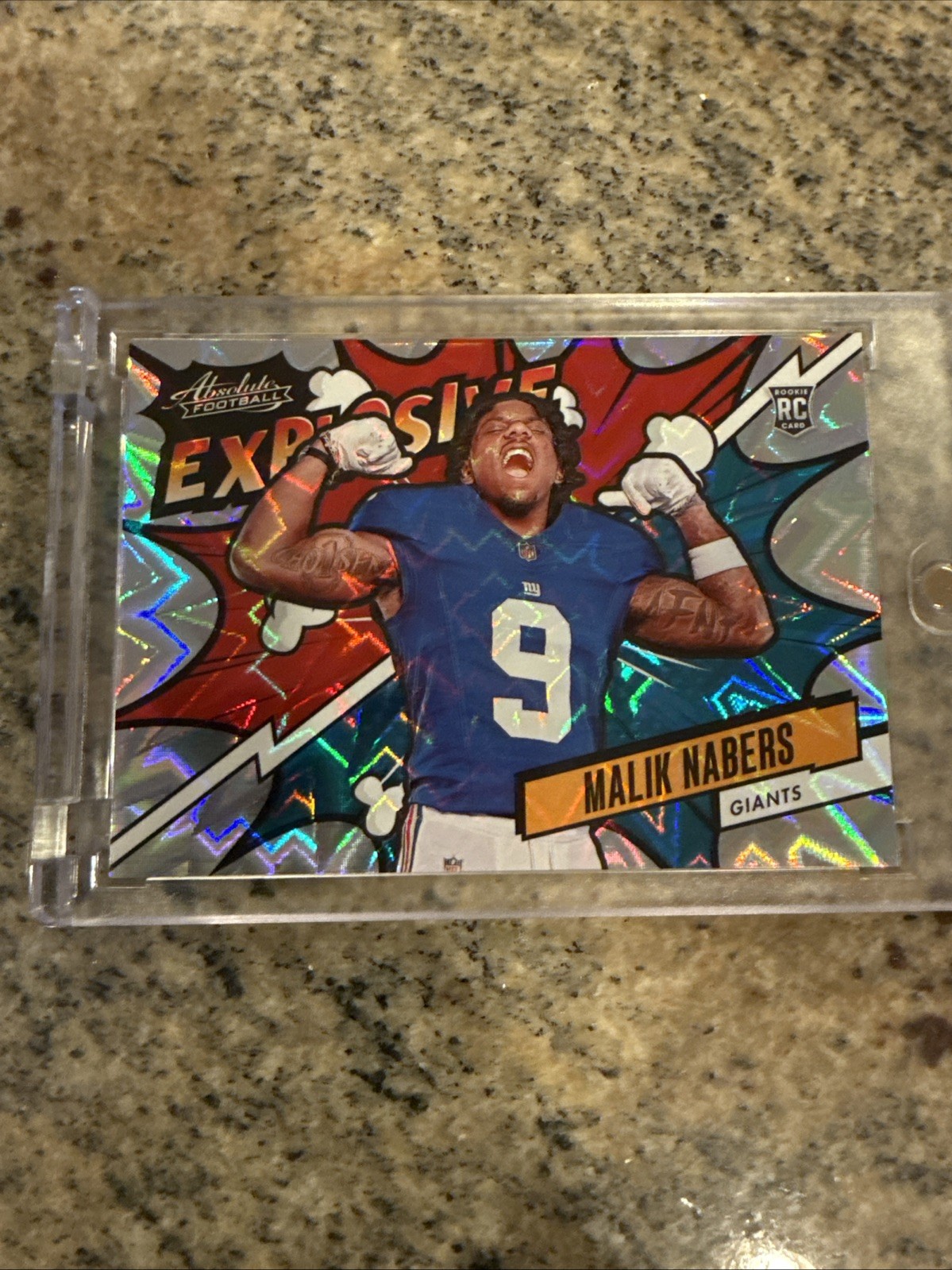 2024 Panini Absolute - Explosive Malik Nabers #EX-MNS (RC)