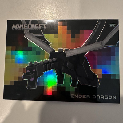2025 Panini Minecraft Special Edition Ender Dragon #10 Obsidian color blast