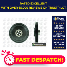 Crankshaft Pulley fits TOYOTA AURIS WWE185 1.6D 15 to 18 1WW Belt BGA Quality