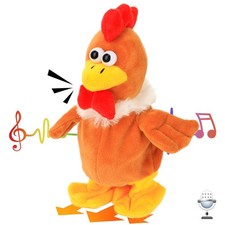 Talking Chicken Repeats What You Say, Electric Walking Interactive Plush Toy