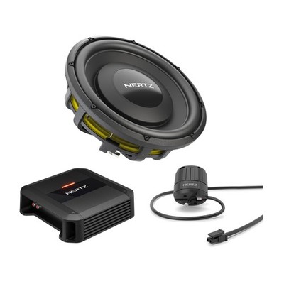 Hertz DP 1.500 Amp + MPS 300 S2 12in Shallow Sub + HRC 02