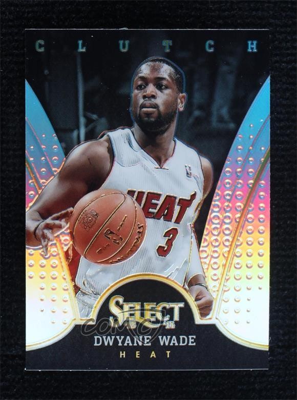 2013-14 Panini Select Clutch Silver Prizm Dwyane Wade #9 HOF