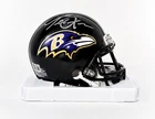 Terrell Suggs Signed Baltimore Ravens Speed Mini Helmet Beckett Certification