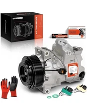  Air Conditioner AC Compressor with Clutch Compatible with Infiniti EX35 2008 