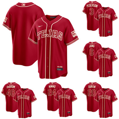 HOT ITEM! SALE! Texas Rangers 2026 City Connect TEJAS Red Baseball Jersey