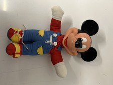 Seltene Sammler Disney Mickey Mouse Stofftier Puppe Kinderlernpuppe Kuscheltier