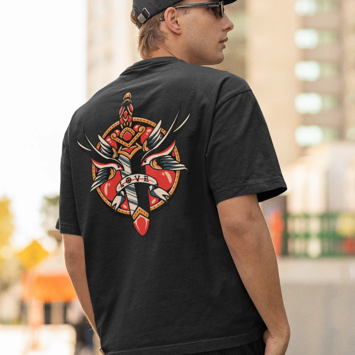 Ultimate Men's Oversized Streetwear T-Shirt Featuring a Statement Back Print