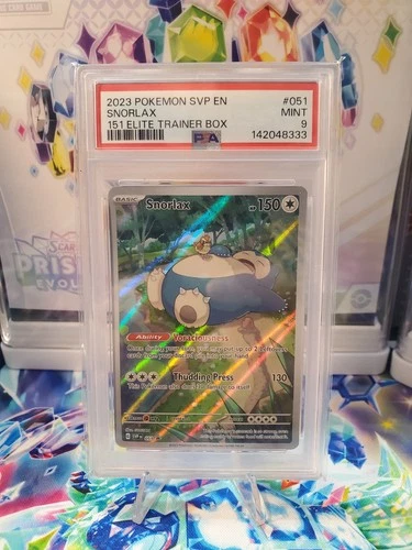 PSA 9 - Snorlax #051 - Pokemon SV Black Star Promos