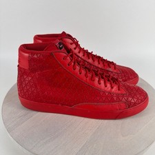 Nike SB Blazer Mid Uomo Taglia 11 Scarpe Metriche Rosso Sportivo Casual Sneakers