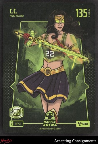 2024 Bo Jackson Battle Arena Alpha Battlefoil #BF42 C.C. Caitlin Clark ROOKIE