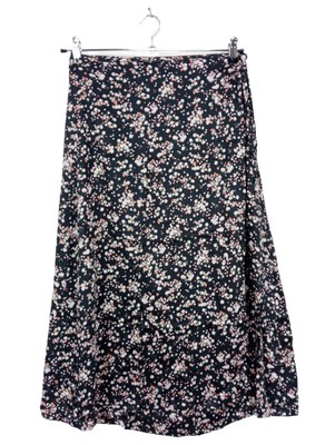 RVCA Midirock Damen Rock Gr. DE 40 schwarz-weiß-pink Casual-Look