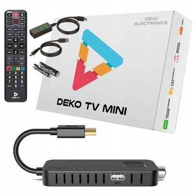 DVB-T2-Tuner-Decoder DekoTV Mini-Terrestrisches Fernsehen DVB-T2 HEVC H.265 DEKO