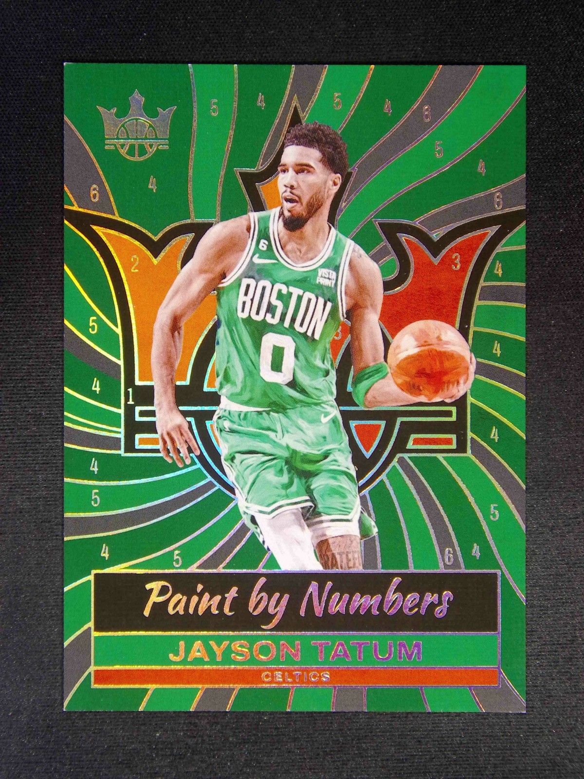 2024-25 Panini Court Kings Jayson Tatum #8 Paint By Numbers SSP