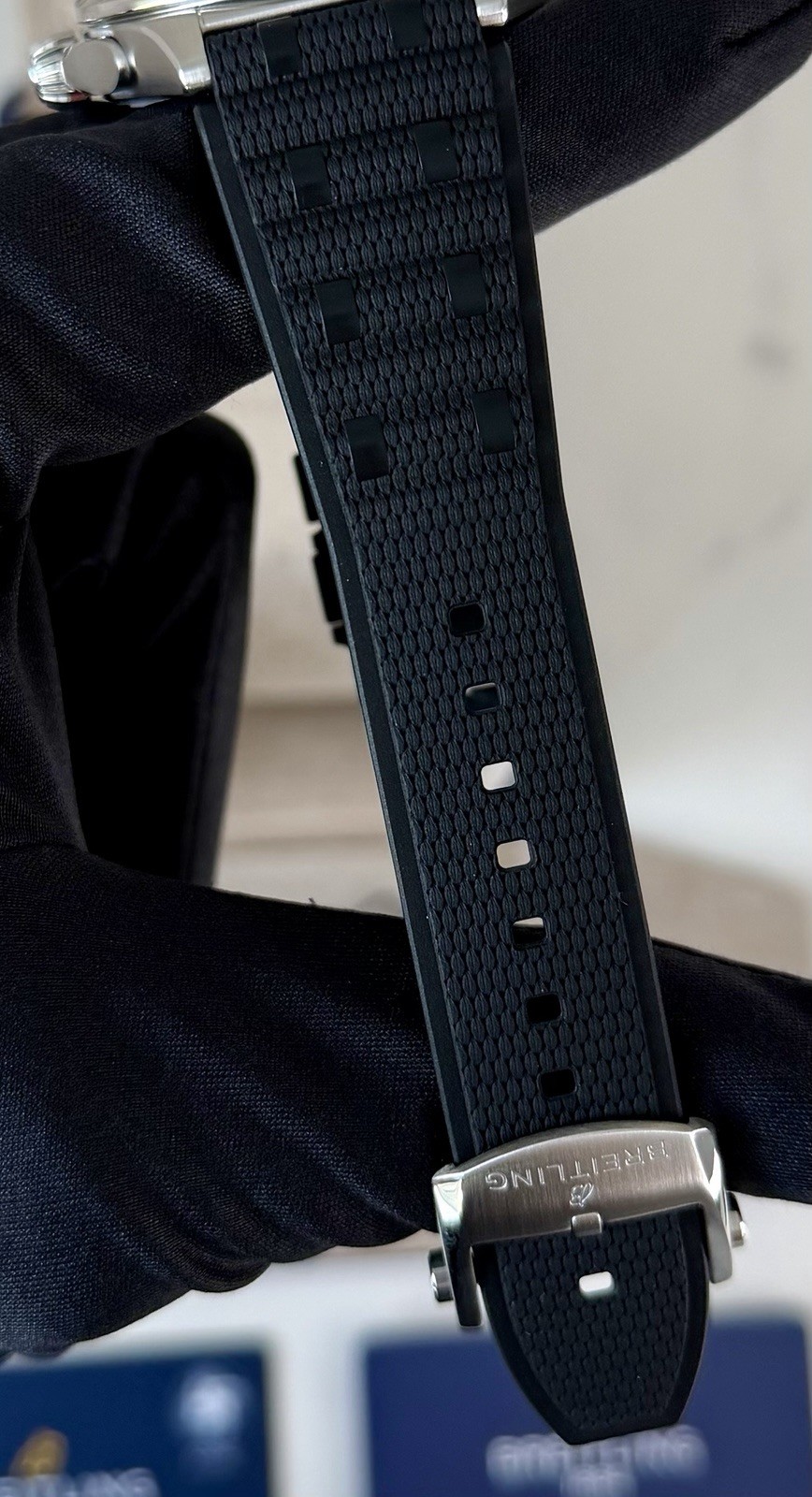 Breitling Chronomat 2025 Automatic GMT 40 Ice Blue Platinum Bezel P32398101C1S1 image 5