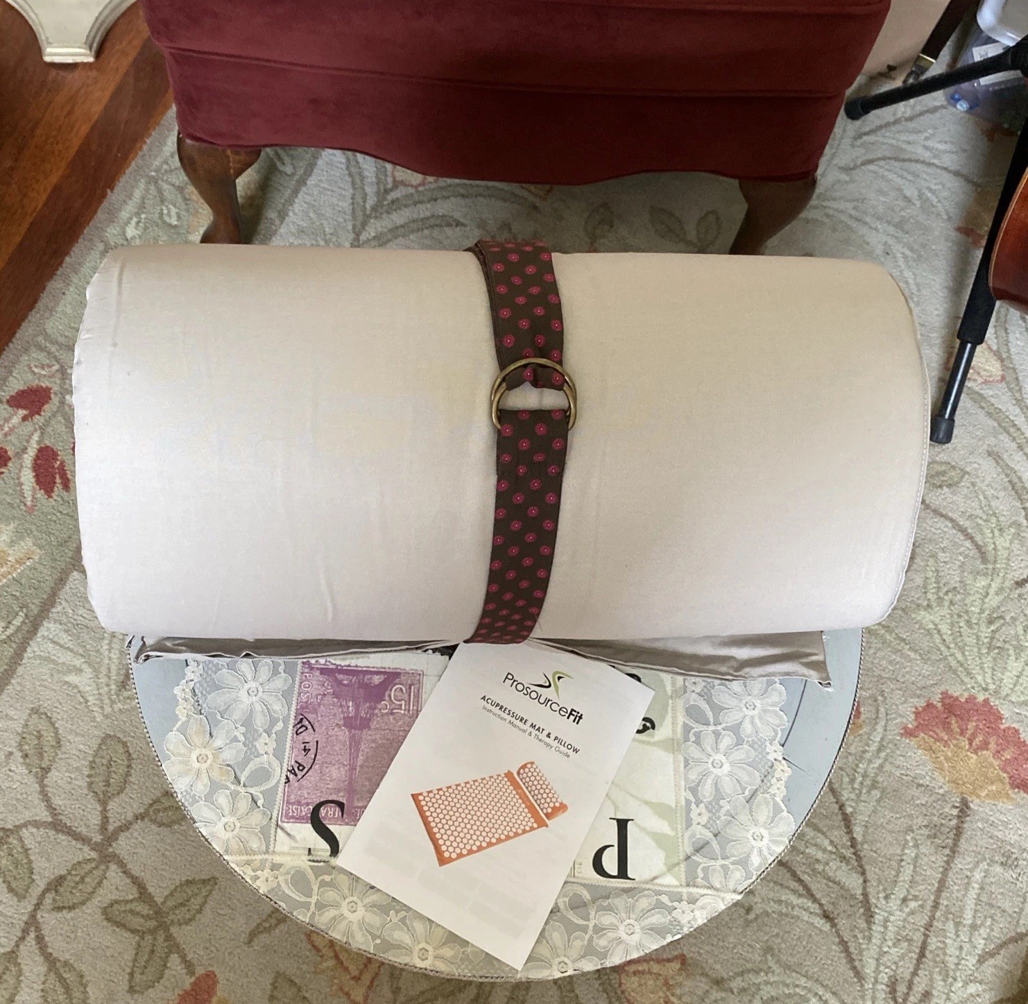 Prosource Large 49” Acupuncture Mat +Pillow+Owner’s Manual GENTLY Pre-Owned