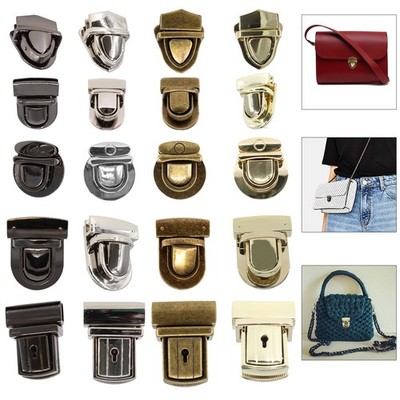 Tasche Steckverschluss Verschluss Metall Feder Knopf Verschluss Verschluss für Handtasche Zum Selbermachen Handwerk Verwendung