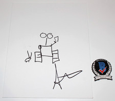 DIRECTOR ANDREW STANTON SIGNED WALL-E 11x14 MOVIE SKETCH BECKETT COA PROOF