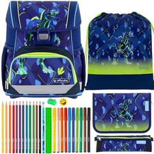 Herlitz Schulranzen Set Loop Plus T-Rex Explo...
