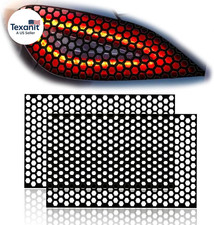 2Pcs Universal Car Rear Tail Light Lamp Stickers Honeycomb Type Decal,Car DIY Se