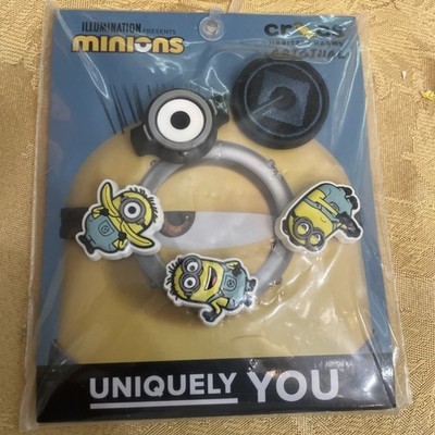 NEW In Bag Uniquely You jibbitz Crocs Charms Minions 5 Pack.VERY LOW PRICE