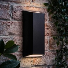 Outdoor Wall Light Fitting Integrated LED Up Down Light Garden Outside Lighting