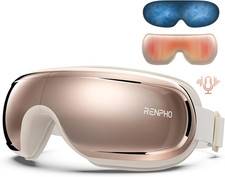 Eye Massager with Heat and Cooling Voice Control, Gifts for Women Father Men Dad
