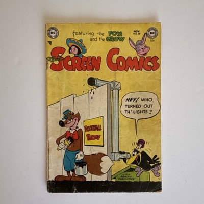 Real Screen Comics #68 DC 1950s Fox and Crow Golden Age Cartoon Comic