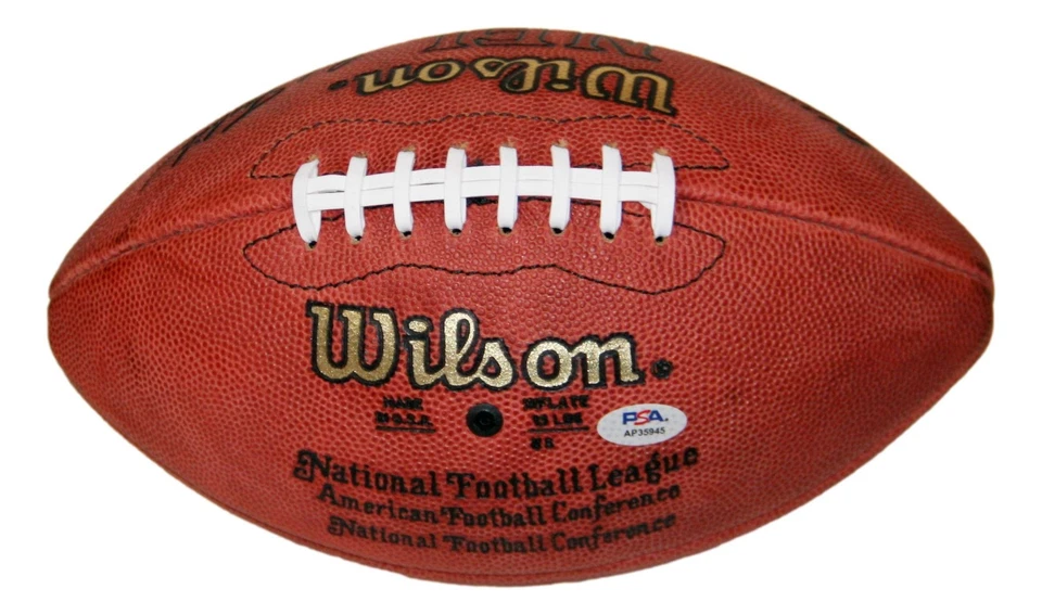 Johnny Unitas Autographed Official NFL Leather Game Football Colts PSA/DNA - Image 3 of 3
