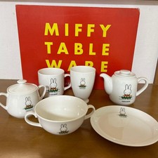 Miffy Ceramic Tableware Set with Teapot  Mug,  Adults, Used