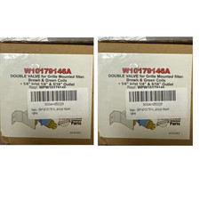 2 Pack Refrigerator Water Inlet Solenoid Valve for Whirlpool W10179146 New