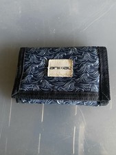 Animal Trifold Wallet Blue and White Pattern Coin Purse