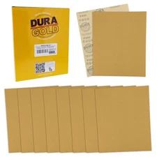 400 Grit - Full Size 9" x 11" Sheet Plain Backing Sandpaper - 10 Sanding Sheets