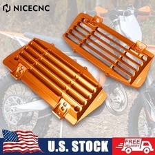 NICECNC Radiator Guards For KTM 250 350 450 SXF XCF 16-22 300 EXC XCW 2017-2023