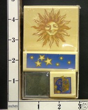 PSX Celestial Sun Set Rubber Stamp New