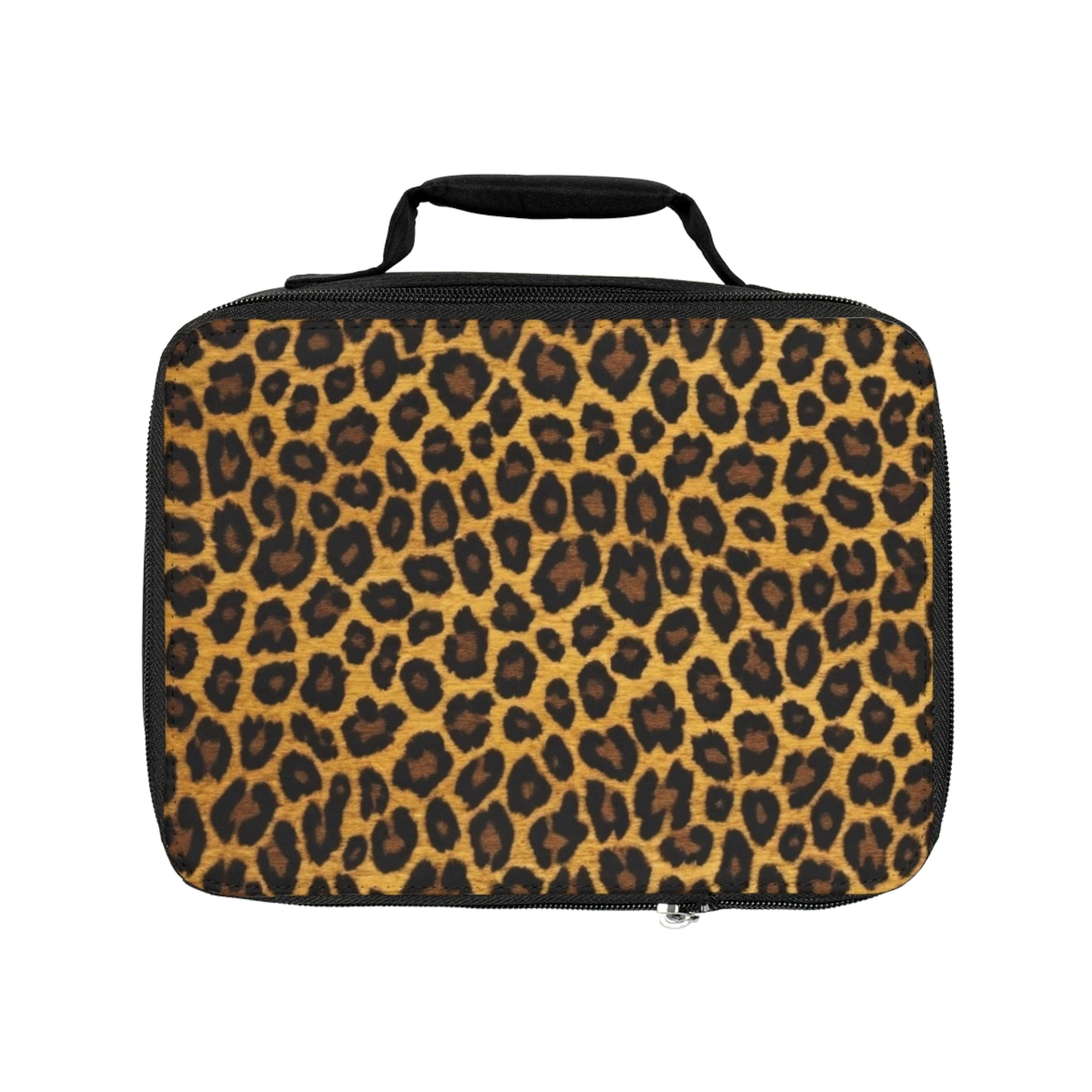 Leopard Lunch Bag, Animal Lover Travel Accessory, Christmas Gift