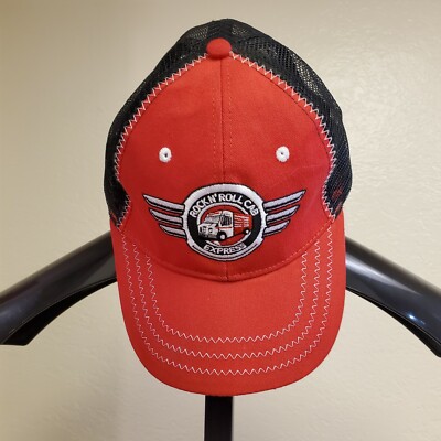 Snap On  Rock N Roll Cab Express  Red Strapback Trucker Hat