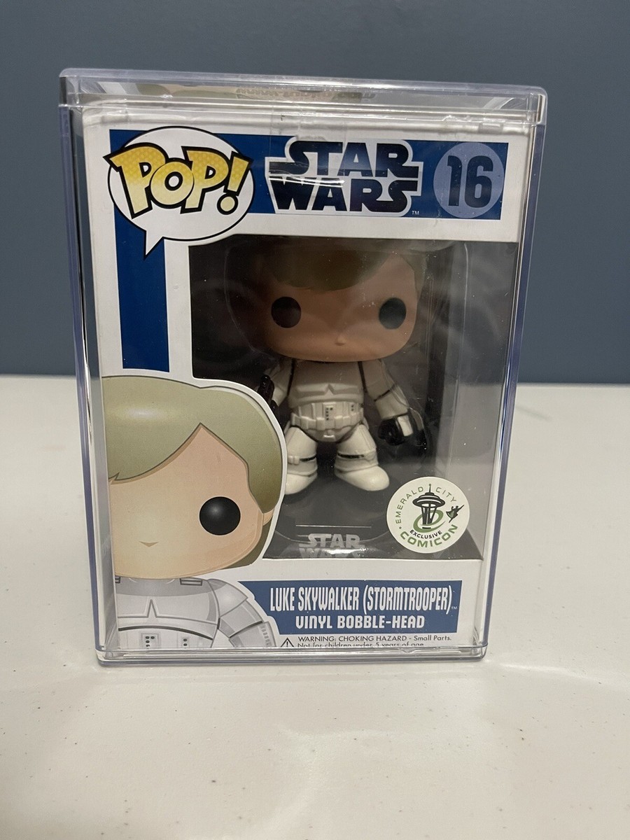 Star Wars #16 Blue Box Funko Pop - Luke as Stormtrooper | eBay