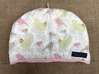 VINTAGE KIRSTIE ALLSOPP HOME LIVING TEA COSY - KITCHEN ACCESSORY PINK BIRDS