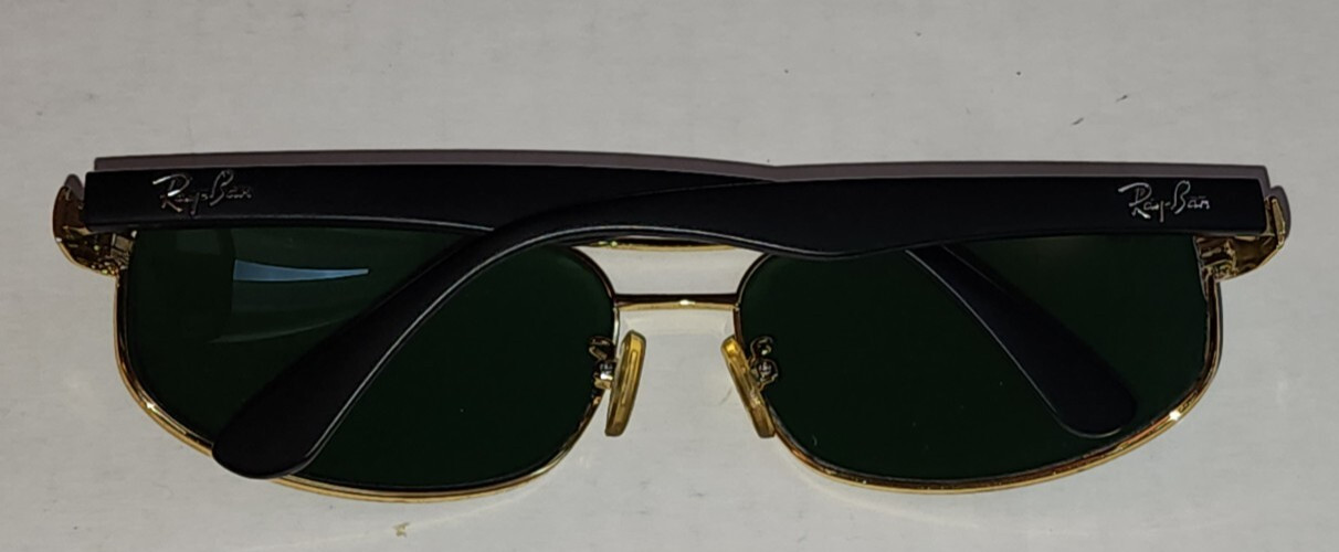 Ray-Ban Rectangular Aviator Sunglasses  -  BLACK … - image 4