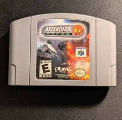 Asteroids Hyper 64 (Nintendo 64, 1999) Game Only | Tested | Authentic