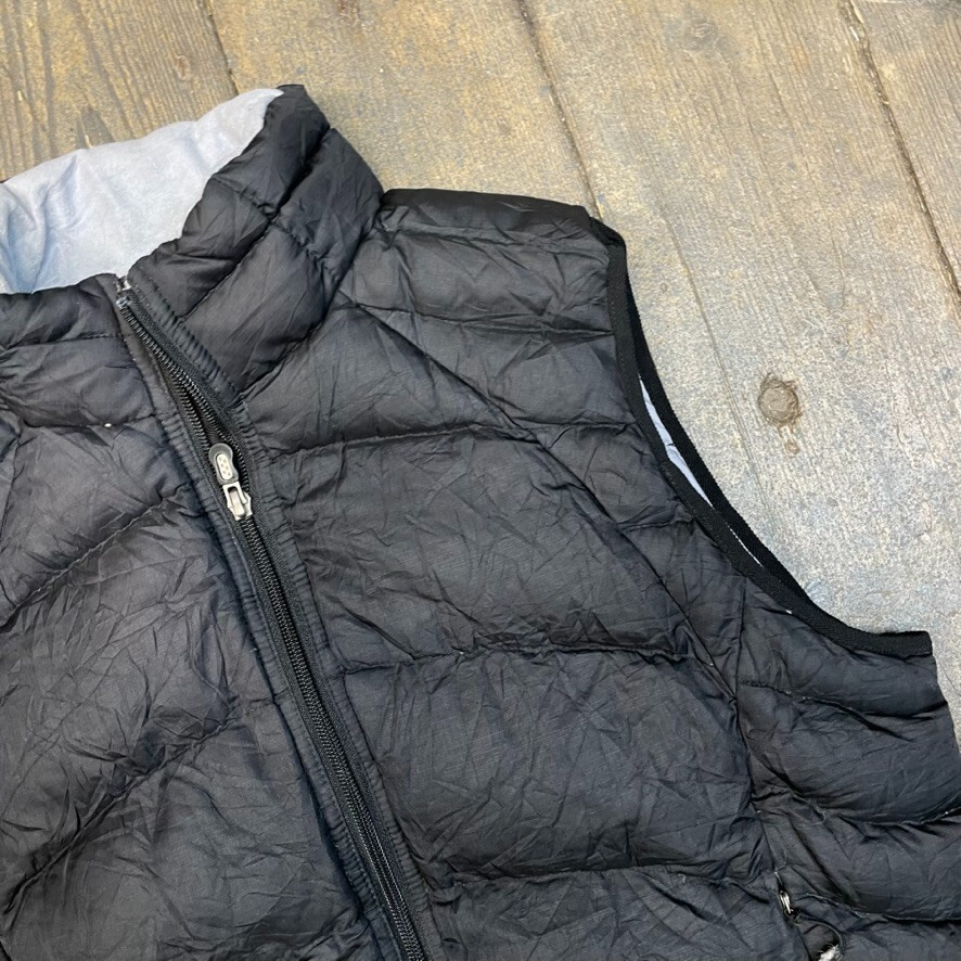 Patagonia Puffer Gilet Y2K Down Feather Outdoor Vest Coat, Black, Womens Large image 4