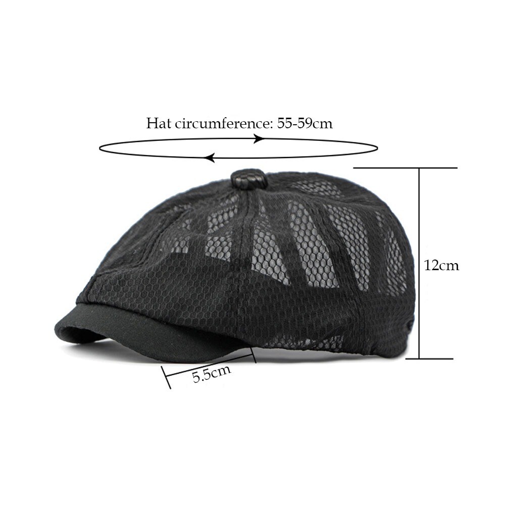 APL Cappellini monocolore giornale ragazzo regolabili pittore berretto cappelli unisex