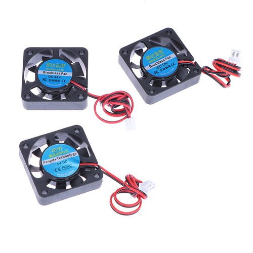 3D Printer Cooling Fan Mute 4010 5V 12V 24V 4CM Video Recorder 2Pin Heatsink AT - Photo 9/15