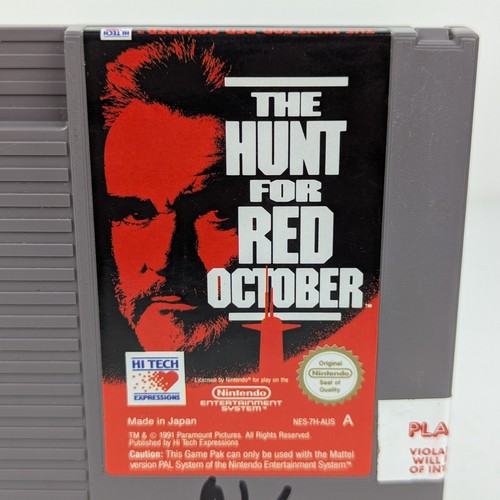 The Hunt for Red October Nintendo Entertainment System NES PAL - Picture 2 of 6