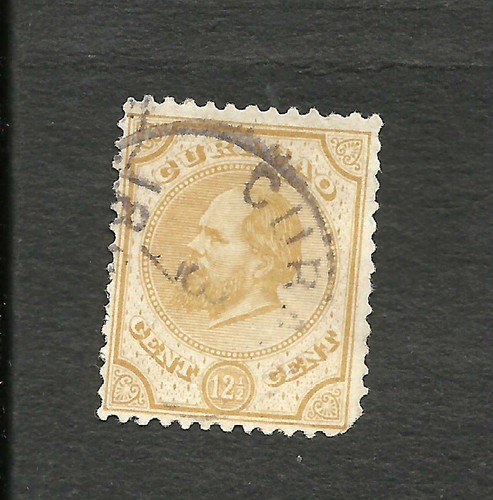 CURAZAO YV # 5, USED, A LITTLE BROKEN ON THE RIGHT BOTTOM SIDE