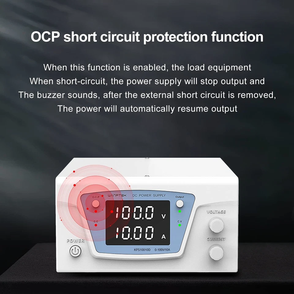 15/30/60V 30A 40A 50A 60A Lab Adjustable DC Power Supply Variable Bench Switch - Image 4 of 4