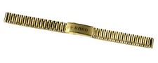 12mm GOLD color Replacement Metal Band for RADO Diastar Watches, S/S