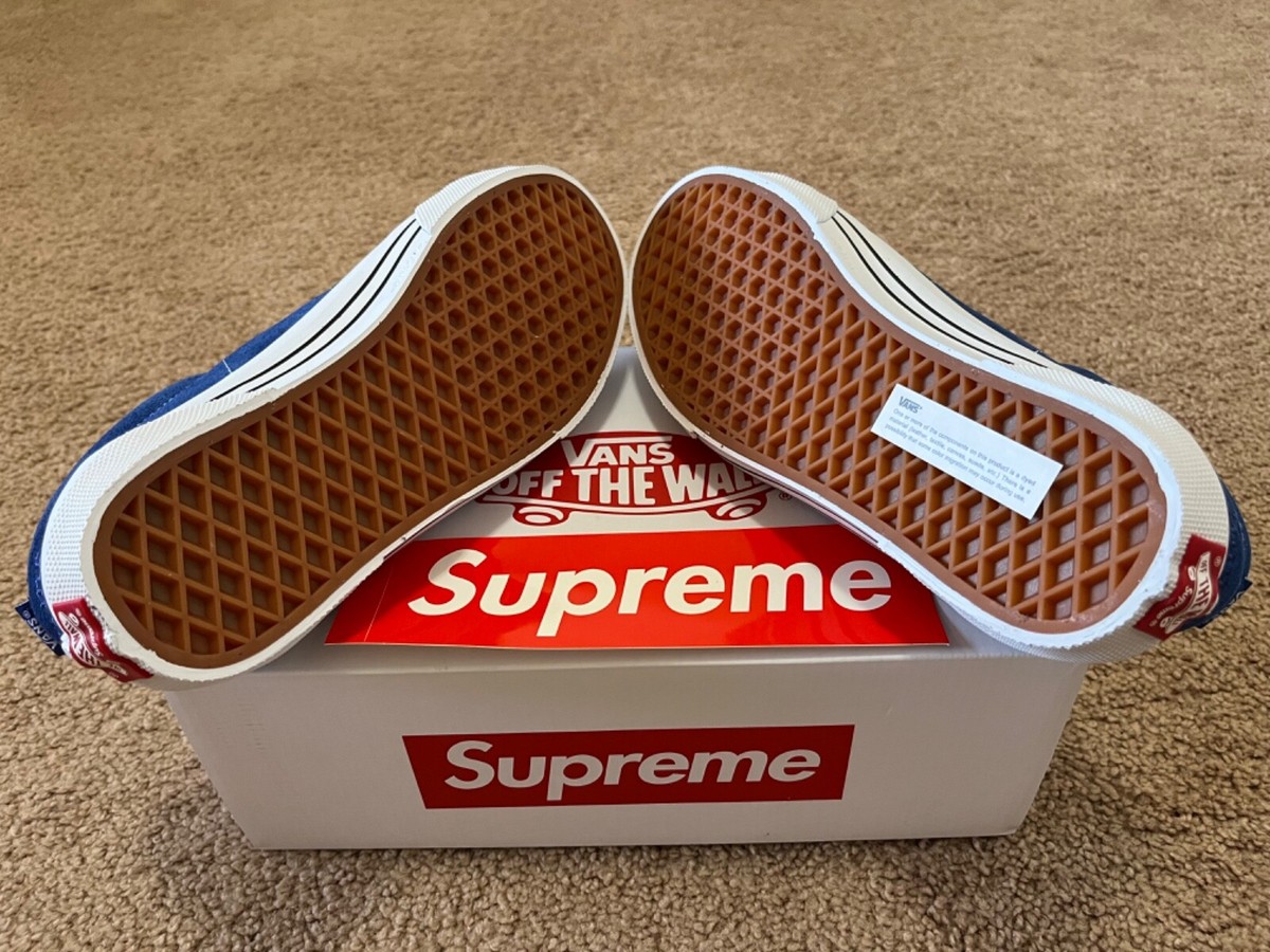 Size 7.5 - VANS x Supreme Sid S Blue F**k Em! | eBay