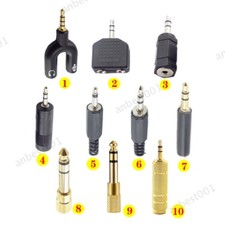 1x 3.5mm 6.5mm Male Audio Adapter to 3.5mm 2.5mm Female mono Stereo Connector